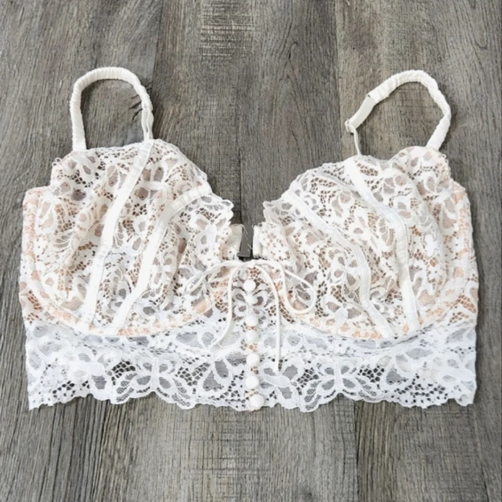 New!For Love and Lemons‎ Butterfly Lace Underwire Bra